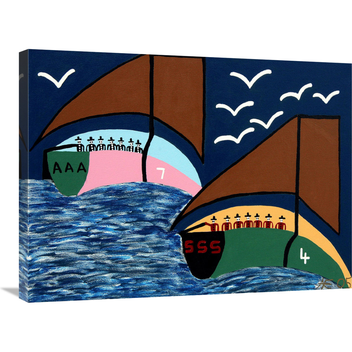 Montaque Harbour-Canvas Art-32&quotx24"