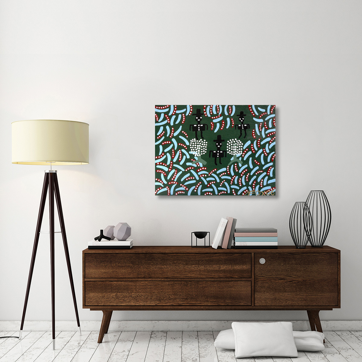 Secret Gardens 11-Canvas Art-40&quotx30"