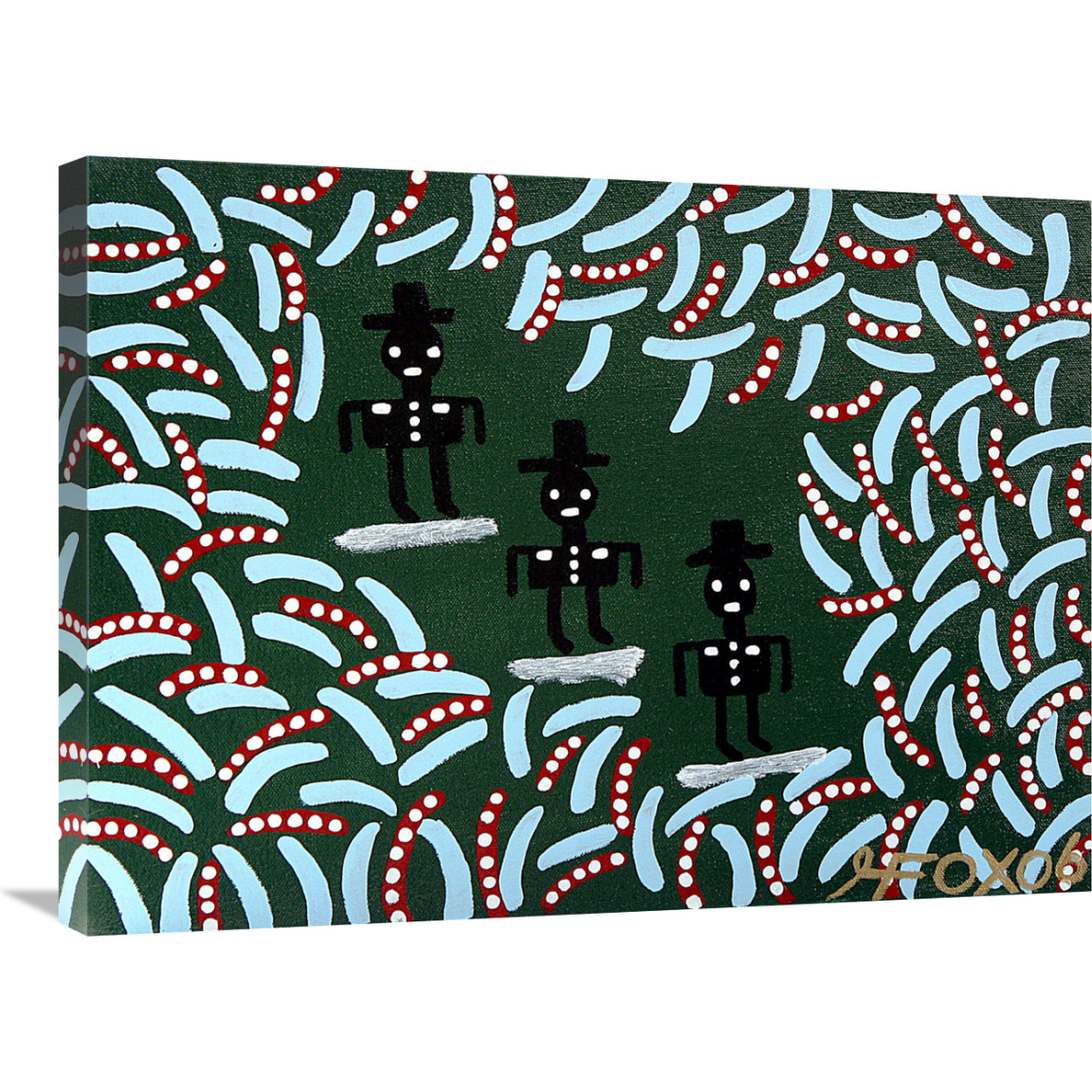 Secret Gardens 5-Canvas Art-32&quotx24"