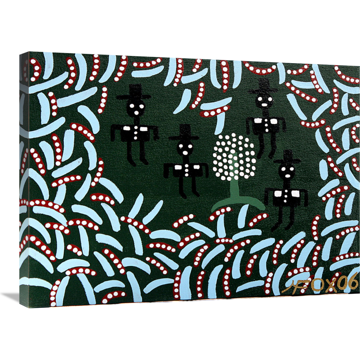 Secret Gardens 7-Canvas Art-32&quotx24"