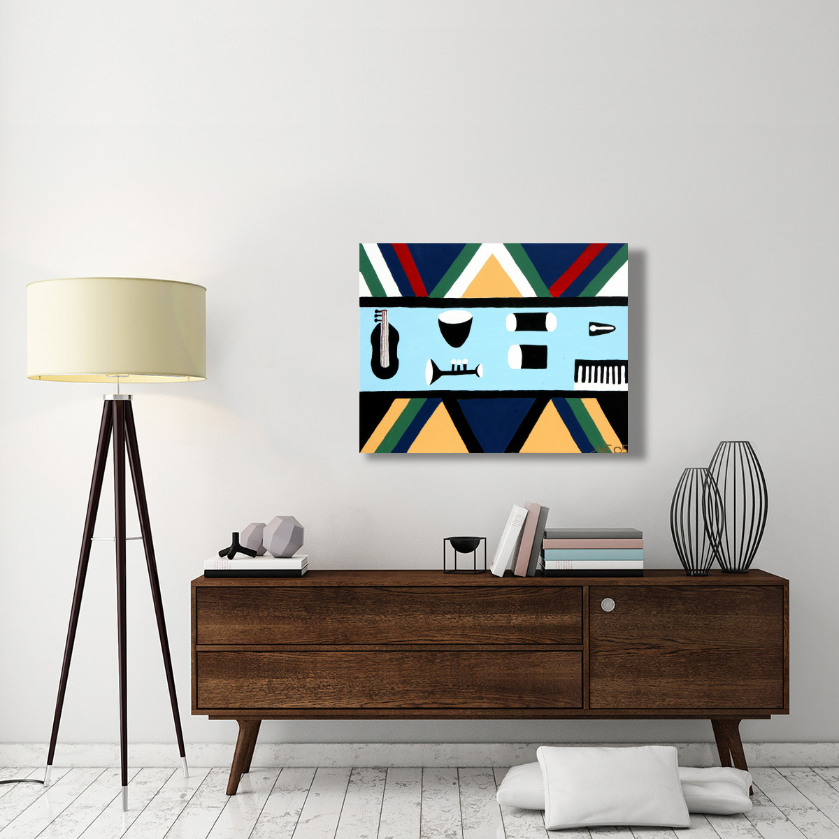 The Band-Canvas Art-40&quotx30"