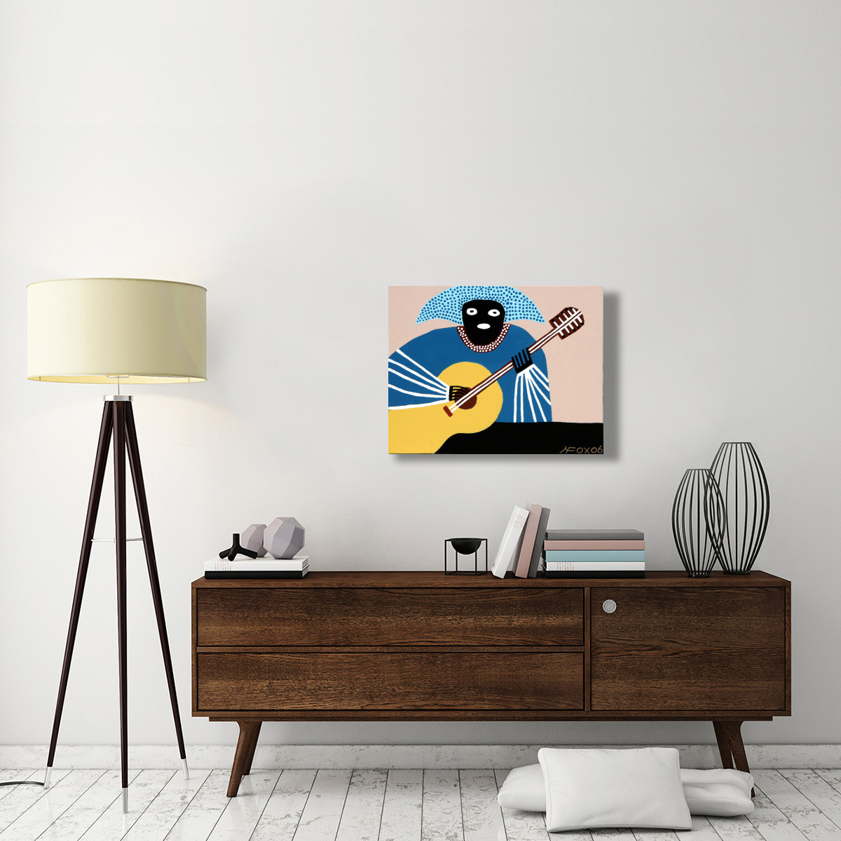 The Entertainer-Canvas Art-32&quotx24"