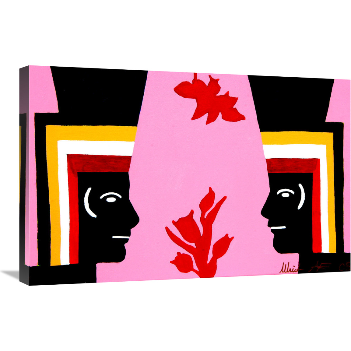 Two Egyptians-Canvas Art-30&quotx20"