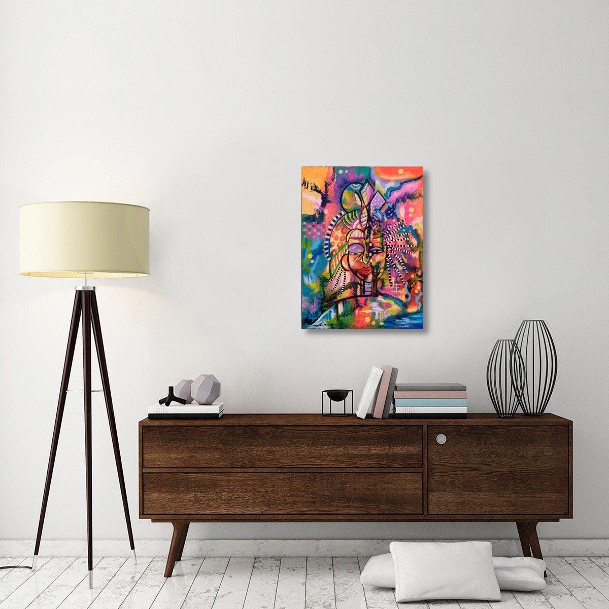 Exhausted African Rasta-Canvas Art-24&quotx32"