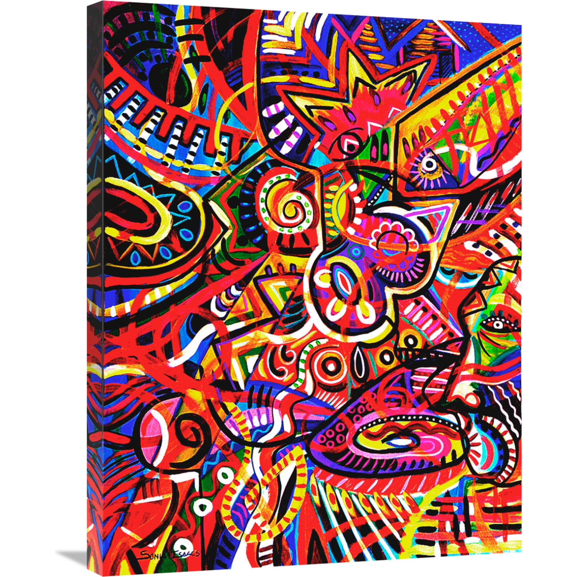 Junkamation-Canvas Art-24&quotx32"