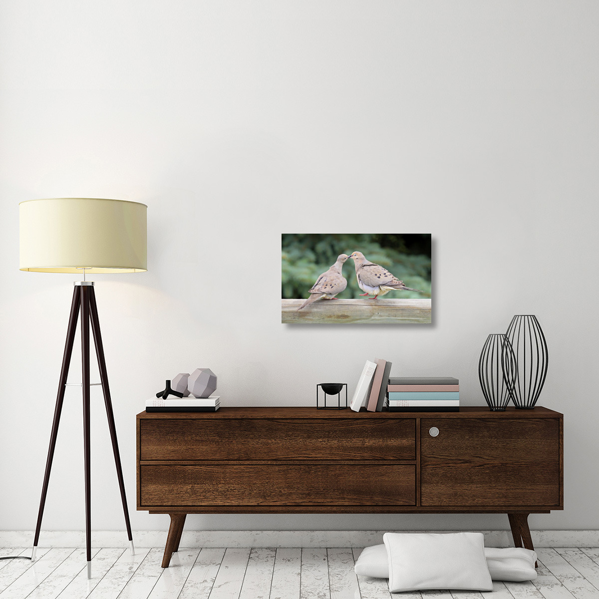 The Love Birds-Canvas Art-30&quotx18"