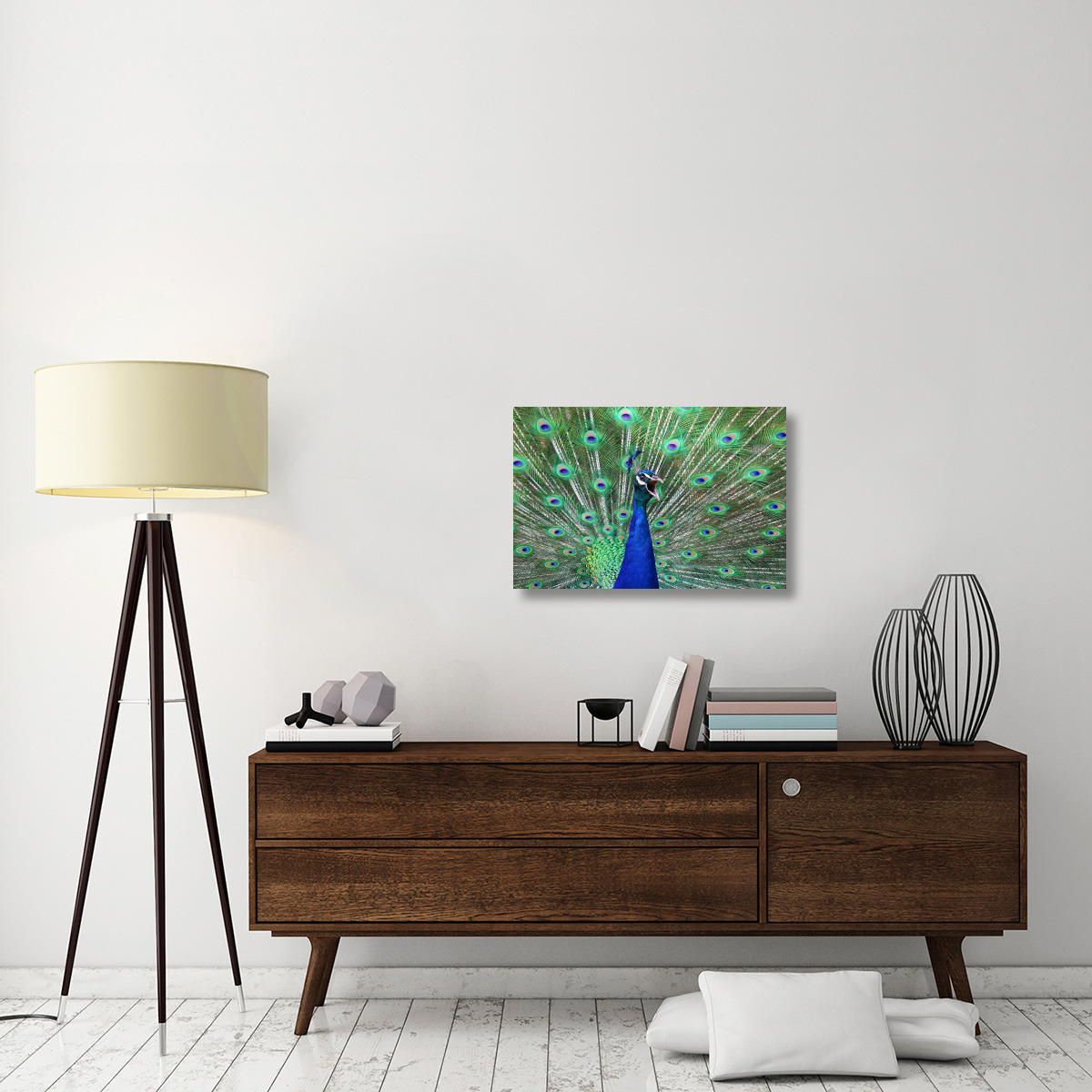 Peacock-Canvas Art-30&quotx20.1"