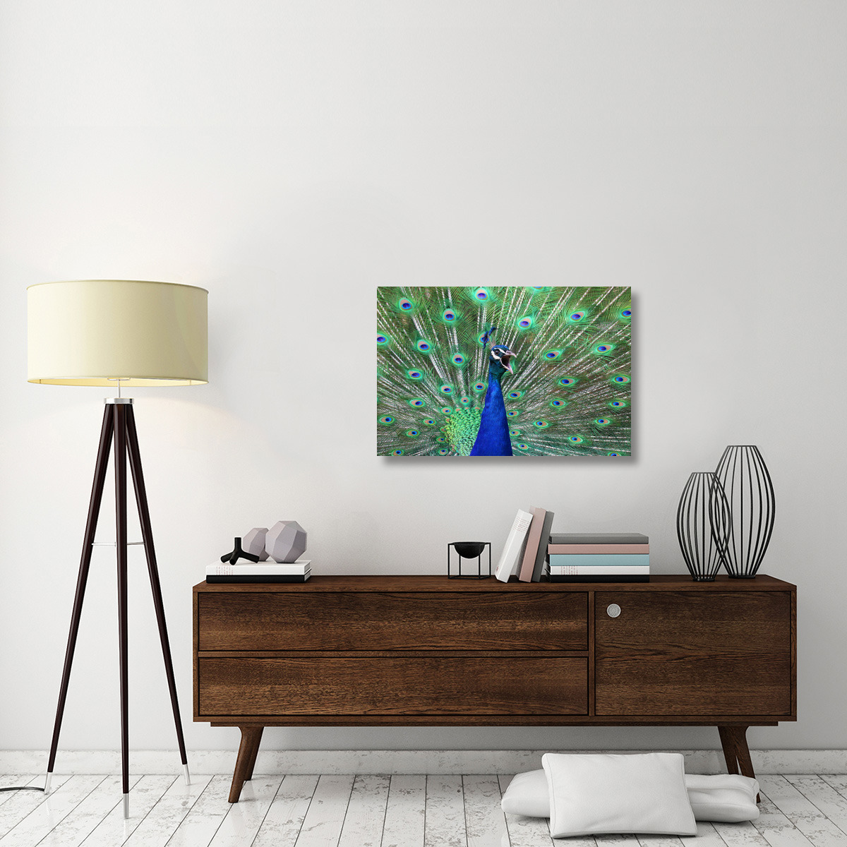 Peacock-Canvas Art-36&quotx24.12"