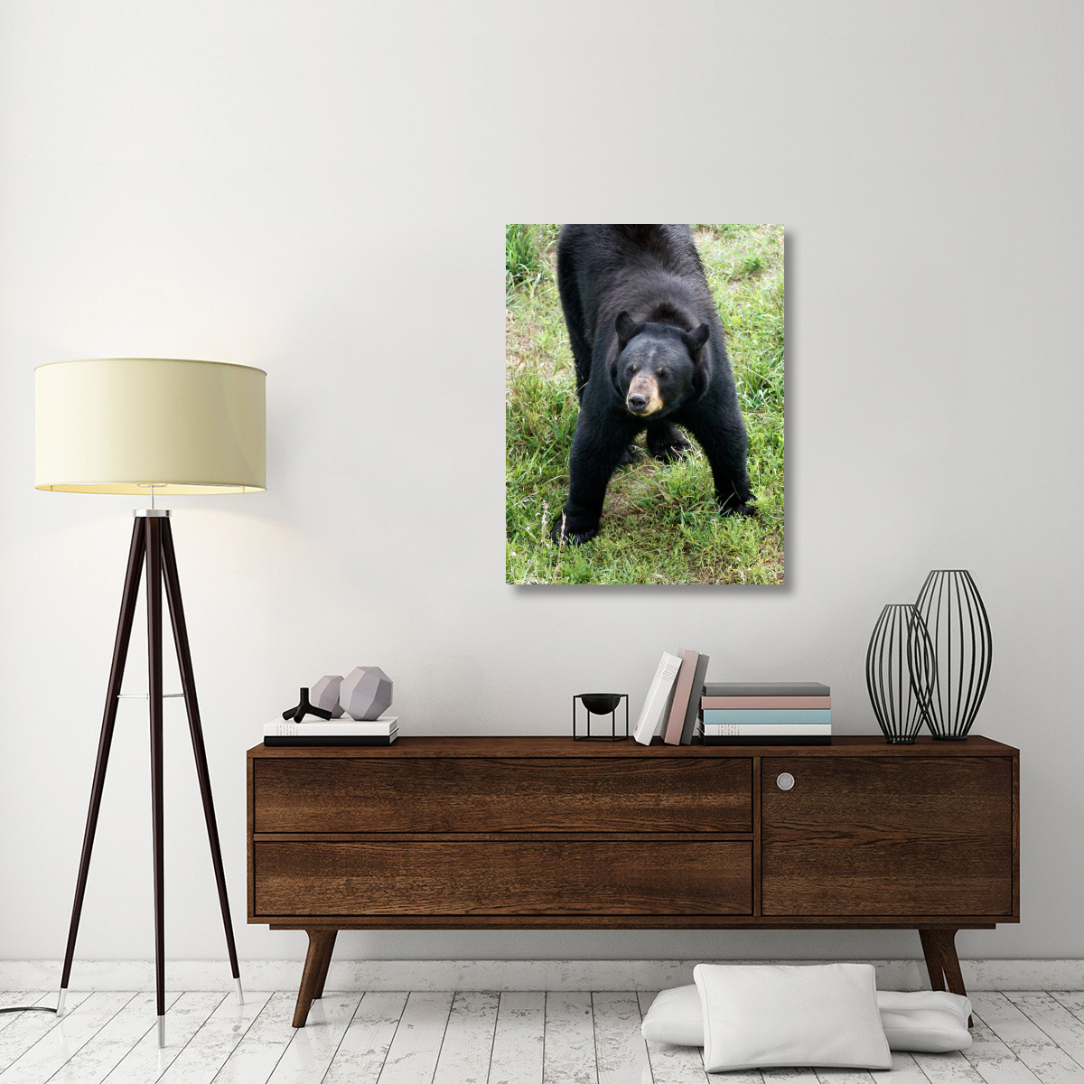 Standing His Ground-Canvas Art-30.8&quotx40"