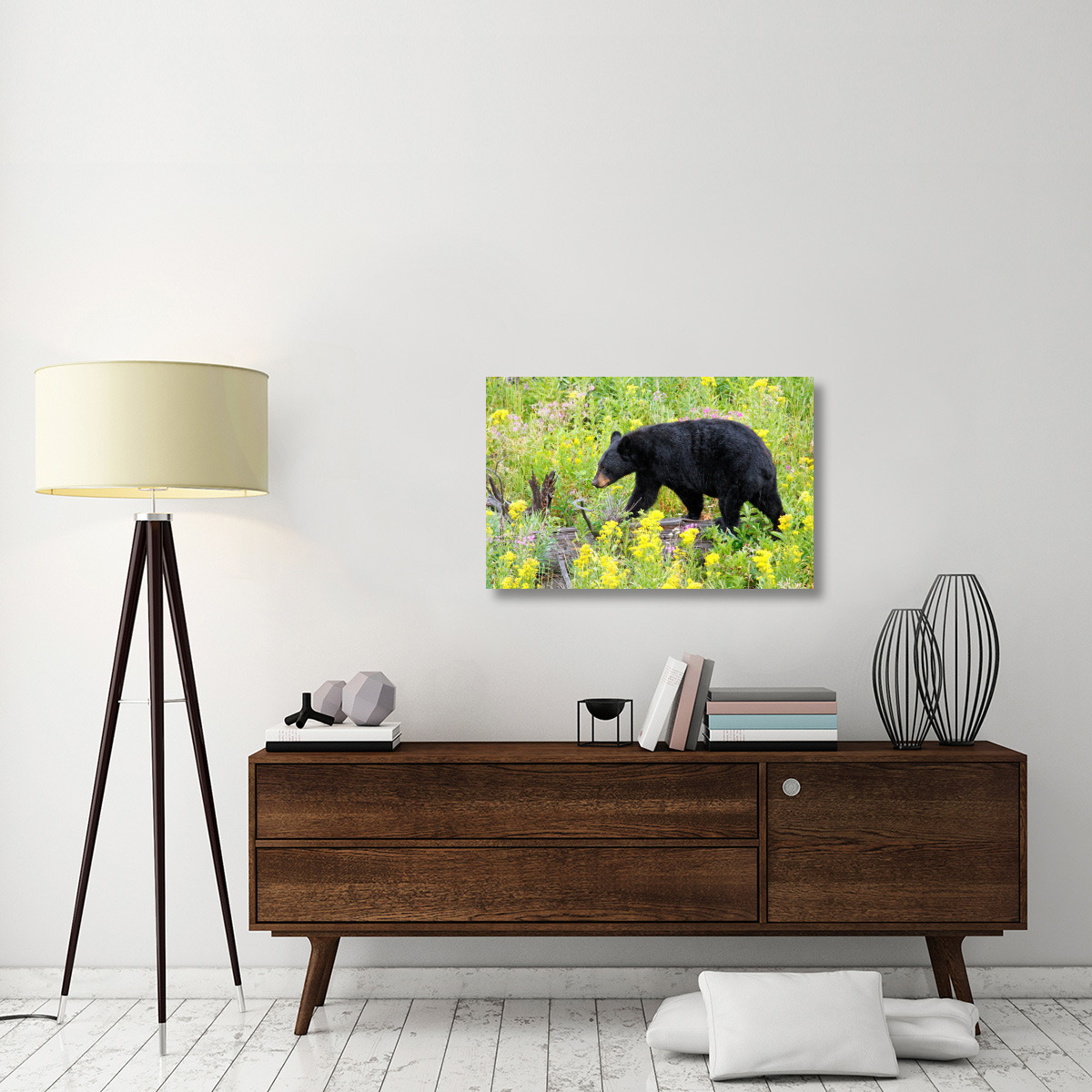 On the Prowl-Canvas Art-36&quotx23.4"