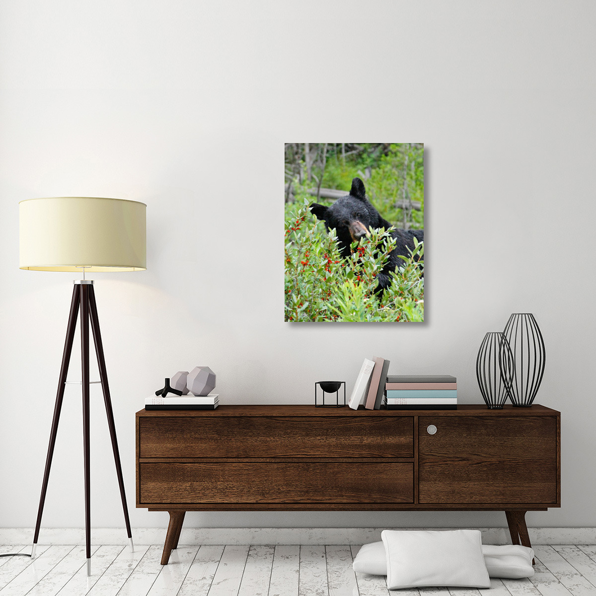 Tasting the Berries-Canvas Art-28.08&quotx36"