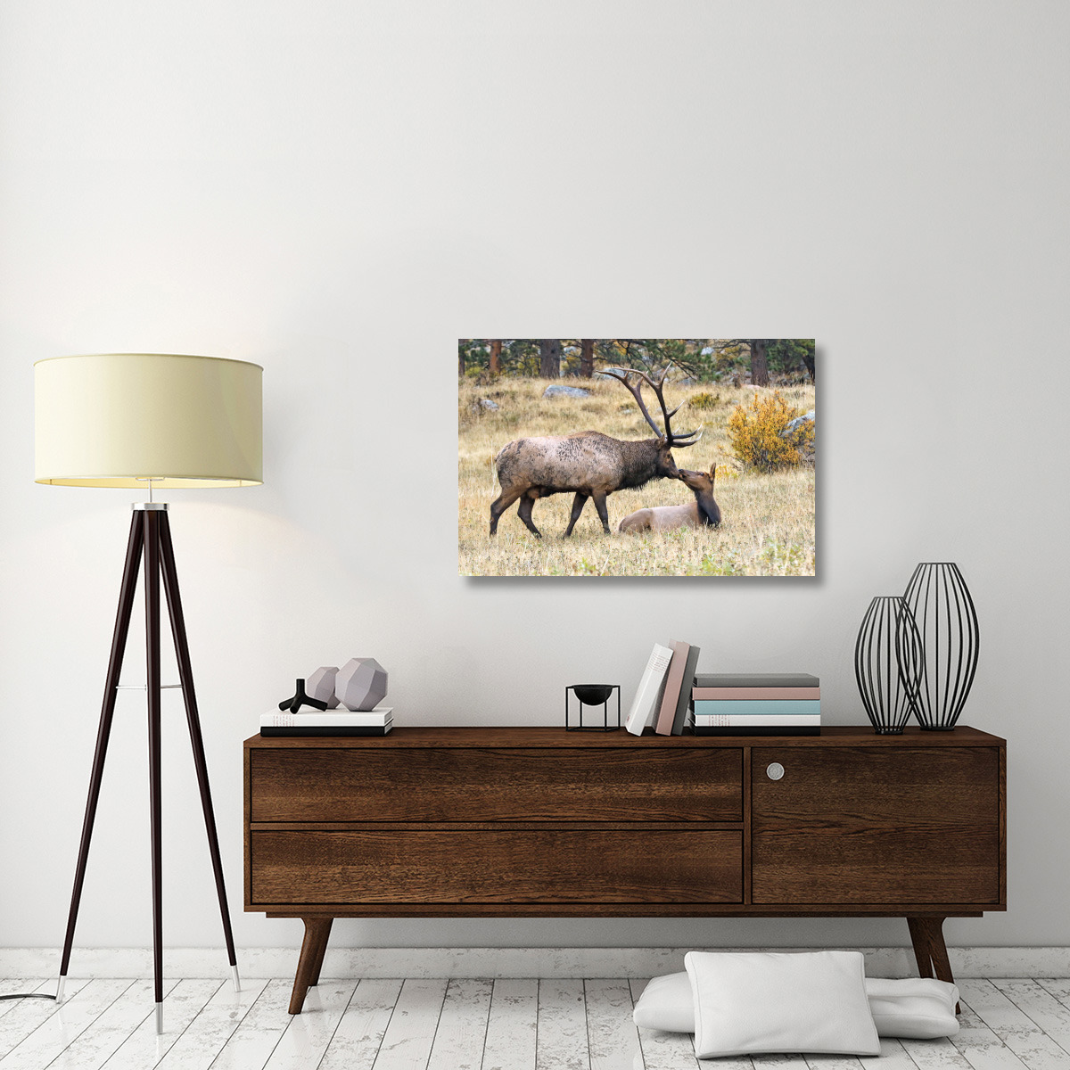 The First Kiss-Canvas Art-40&quotx26.8"