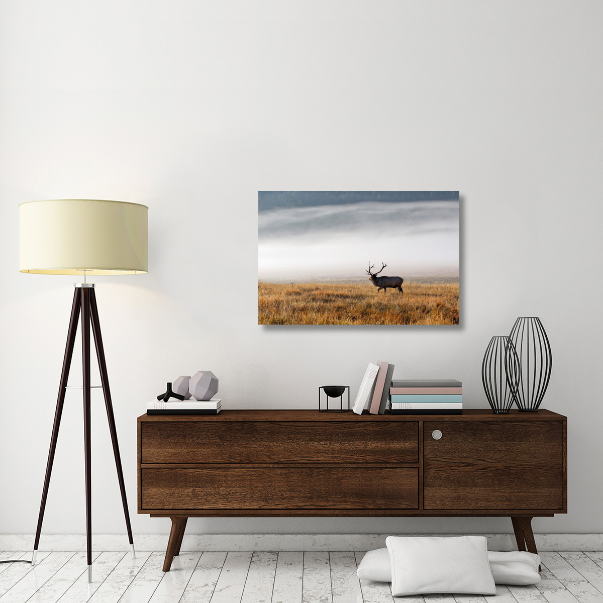 Foggy Morning-Canvas Art-40&quotx26.8"