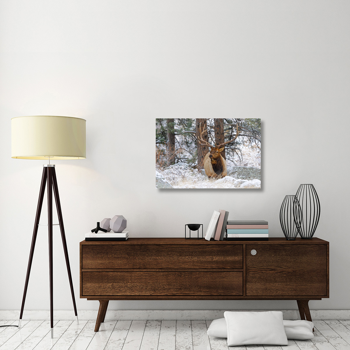 Winter Morning-Canvas Art-36&quotx24.12"