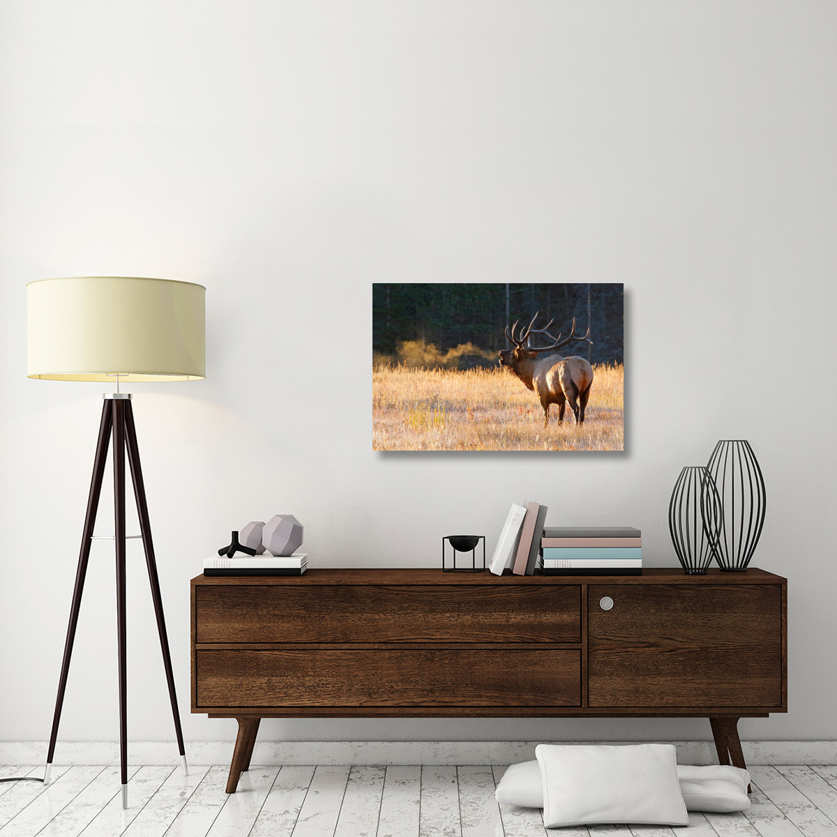 Letting Off Steam-Canvas Art-36&quotx24.12"