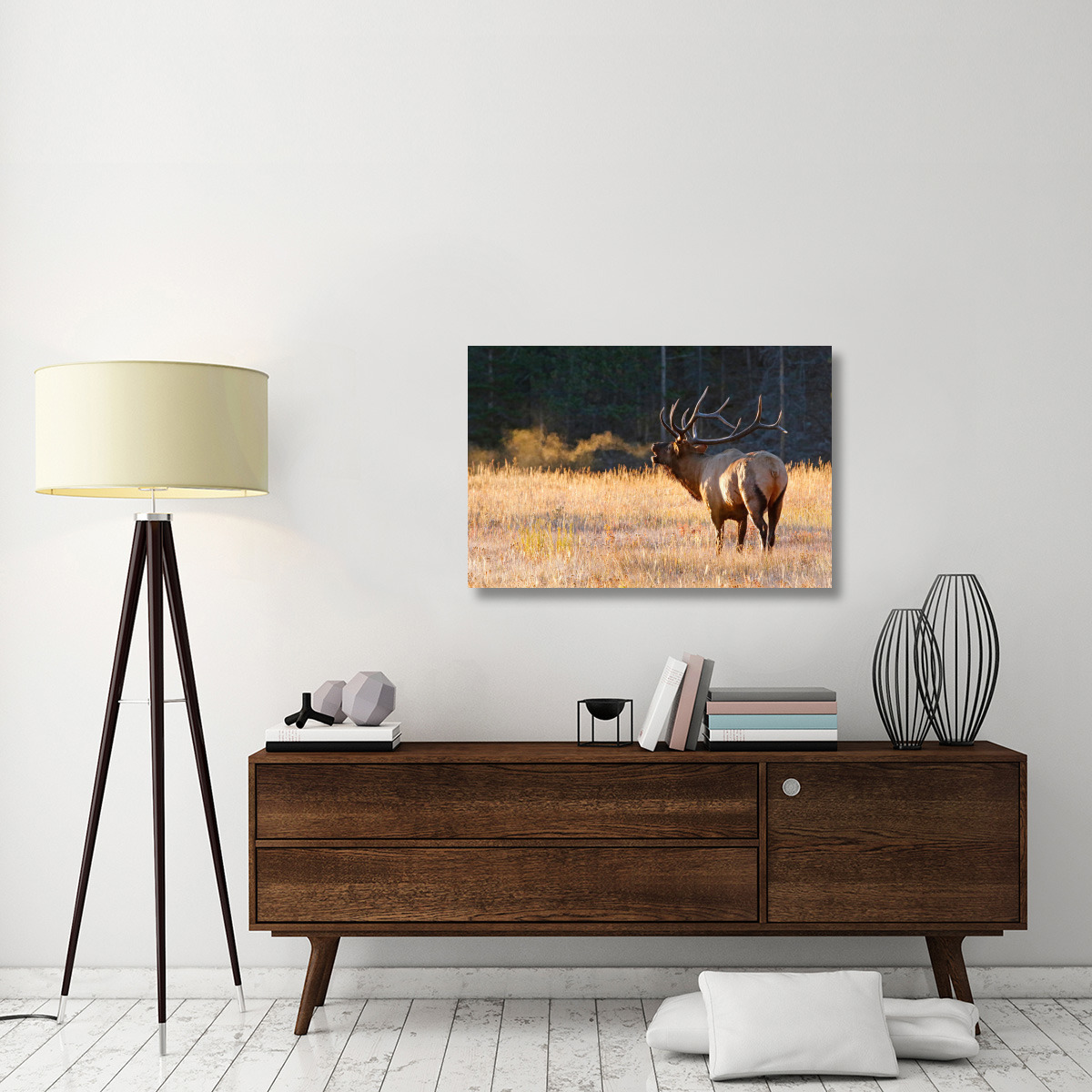 Letting Off Steam-Canvas Art-40&quotx26.8"