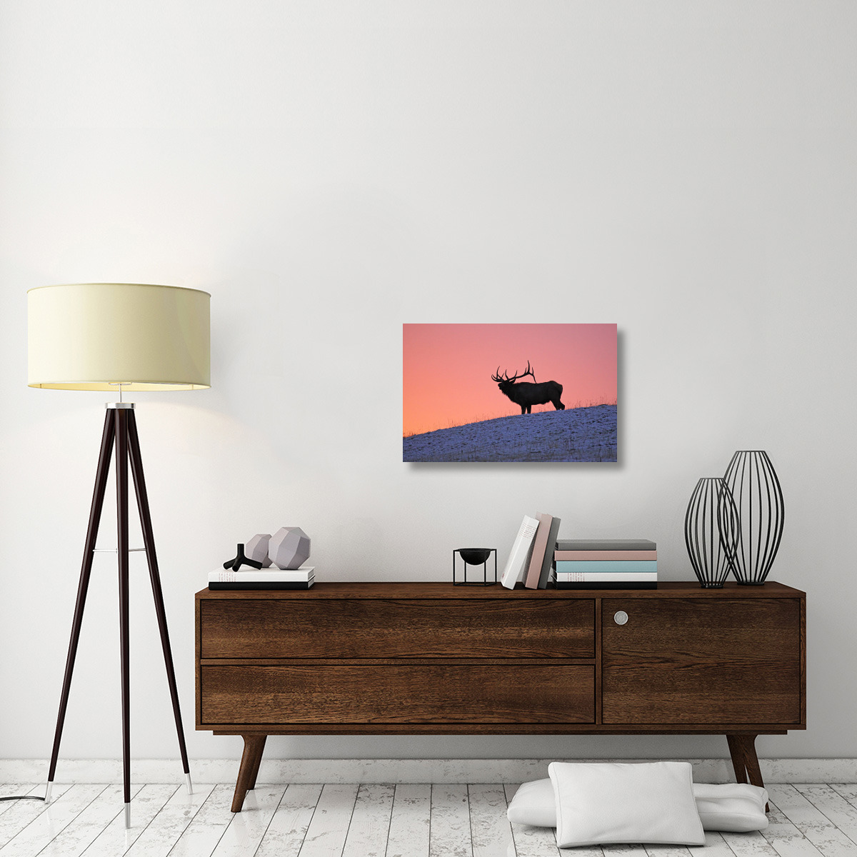 Winter Sunrise-Canvas Art-30&quotx19.5"