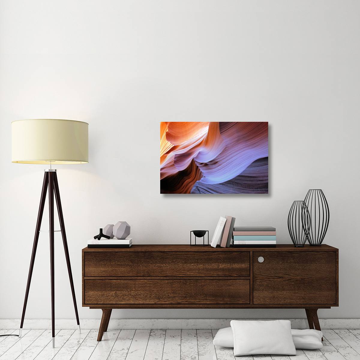 Canyon Waves-Canvas Art-36&quotx24.12"