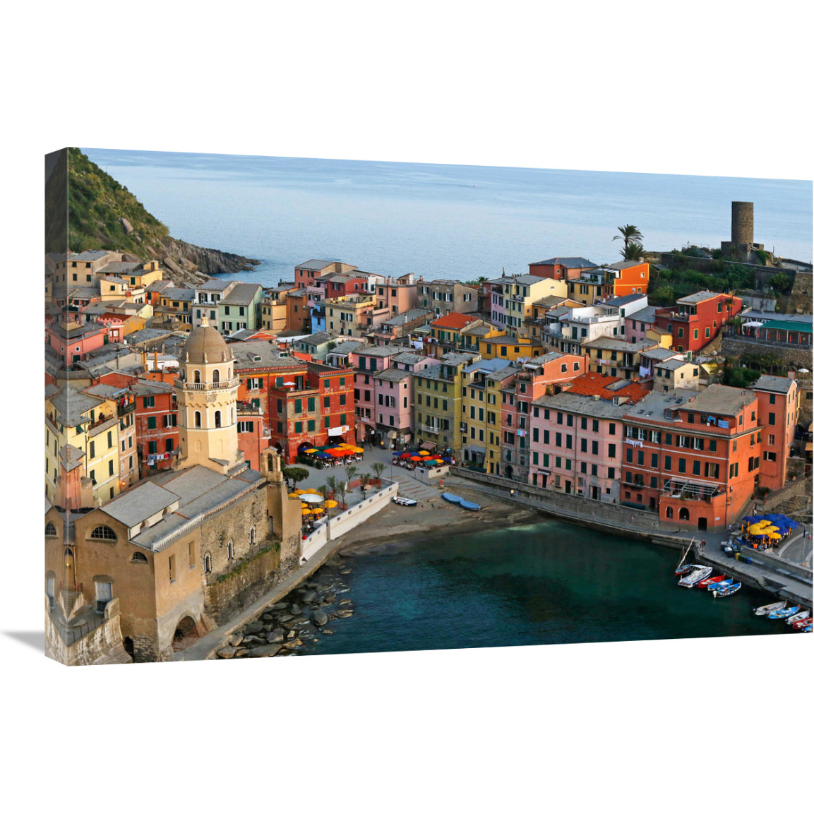 Cinque Terra Bay-Canvas Art-30&quotx20.1"
