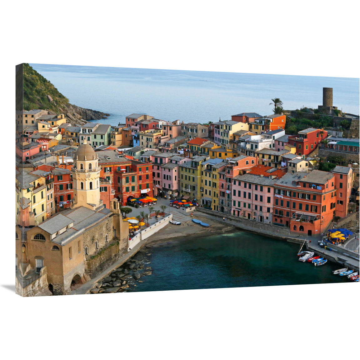 Cinque Terra Bay-Canvas Art-40&quotx26.8"