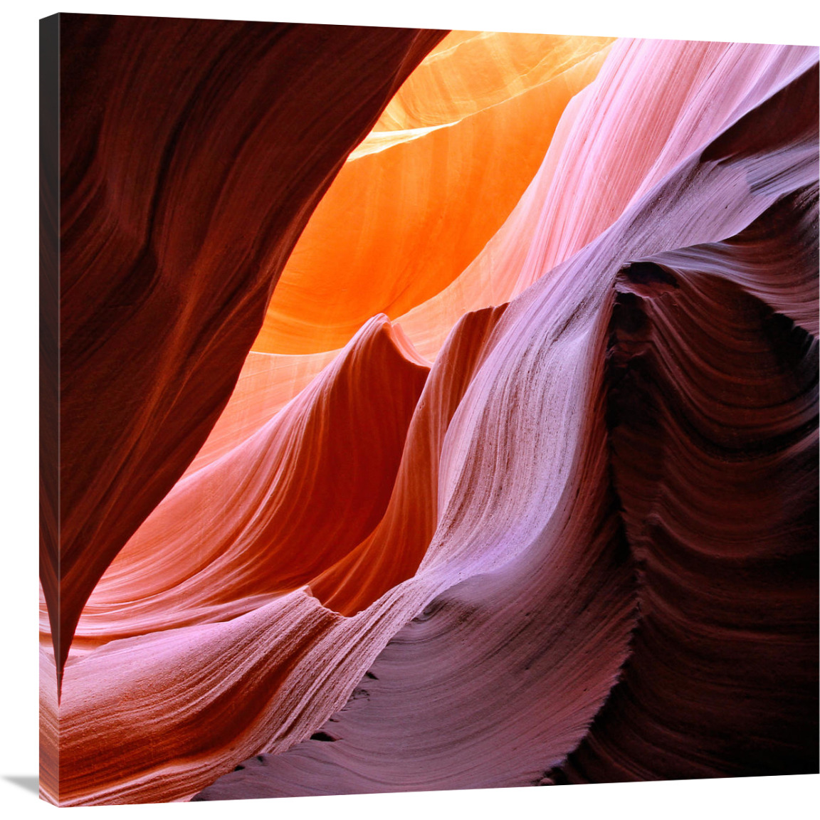 Crevasse-Canvas Art-36&quotx36"