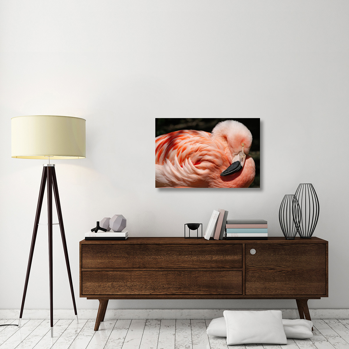 Flamingo-Canvas Art-36&quotx24.12"
