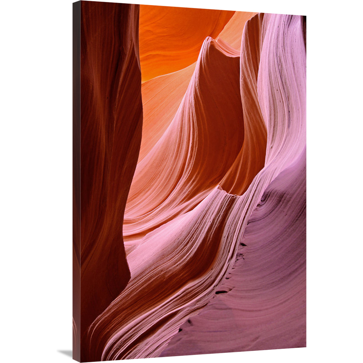 Lower Antelope Canyon II-Canvas Art-26.8&quotx40"