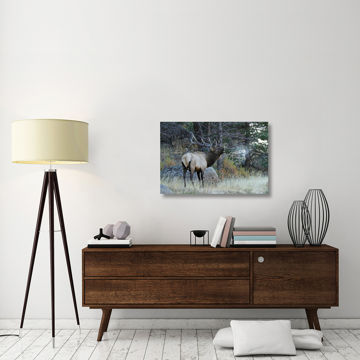 Seeing His Breath-Canvas Art-36&quotx24.12"