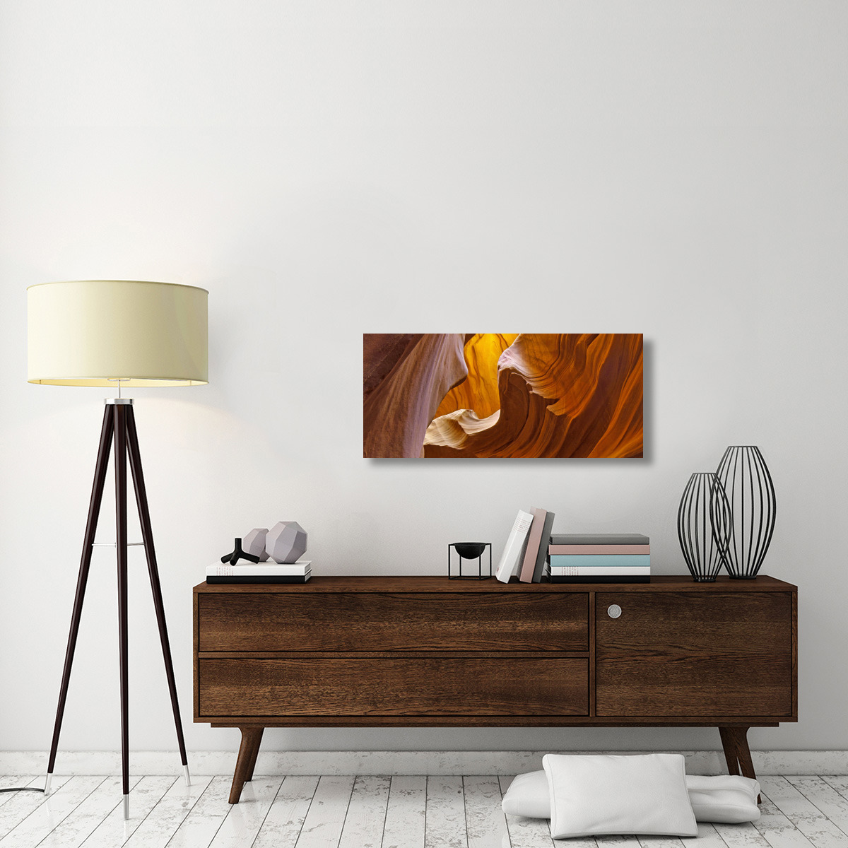 Slot Canyon V-Canvas Art-40&quotx17.6"