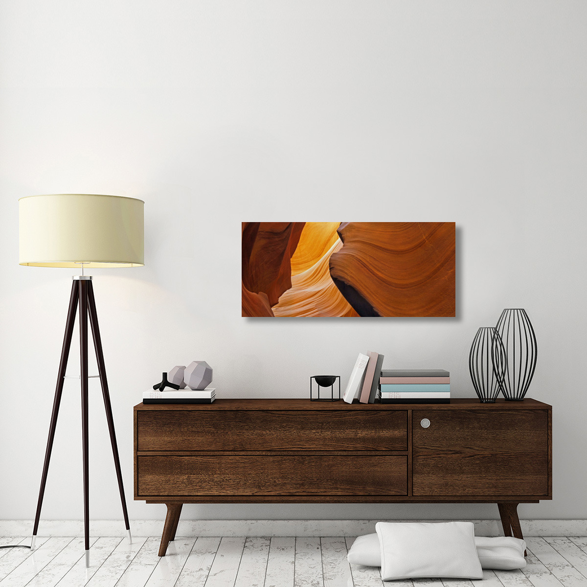 Slot Canyon VI-Canvas Art-44&quotx19.36"