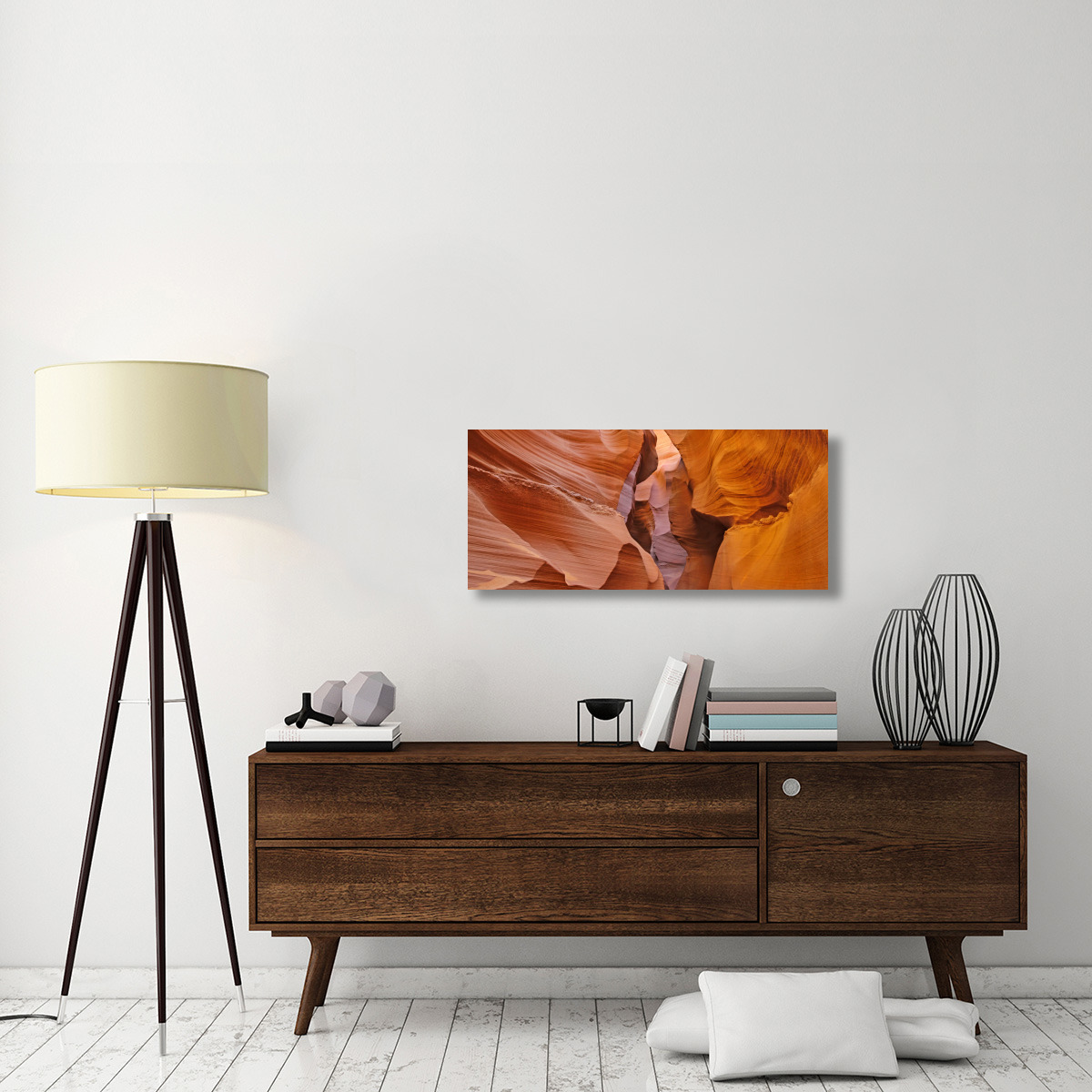 Slot Canyon VIII-Canvas Art-40&quotx17.6"