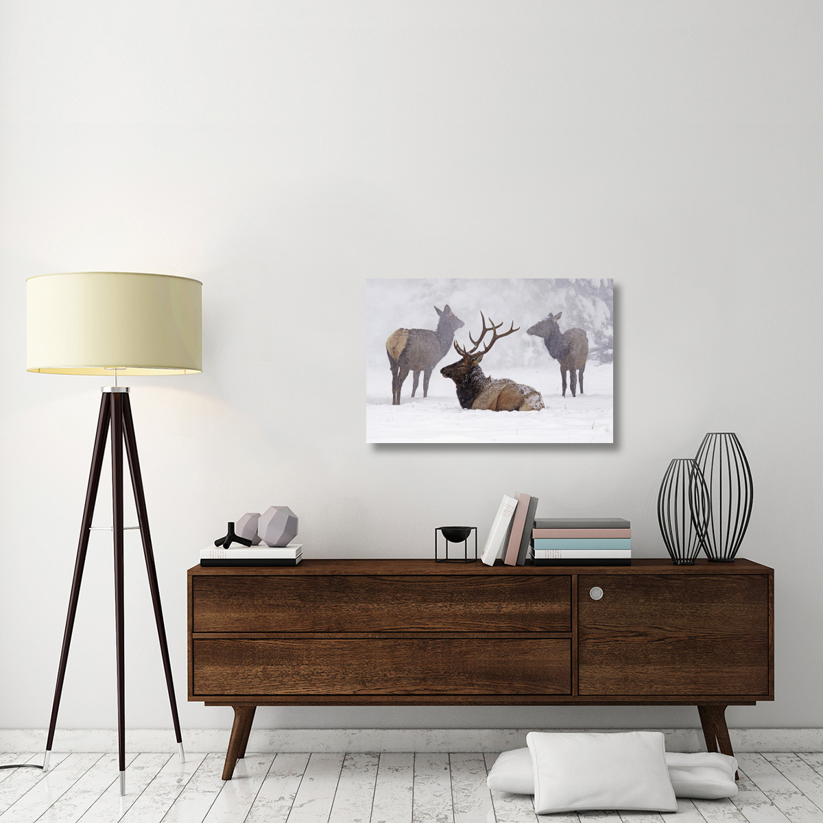 Sitting out the Storm-Canvas Art-36&quotx24.12"