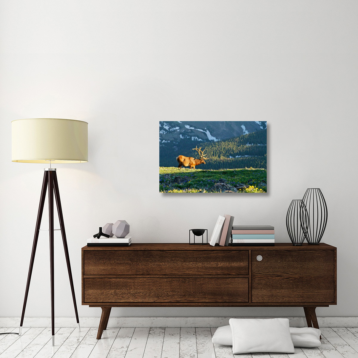 Timberline in Spring-Canvas Art-36&quotx24.12"