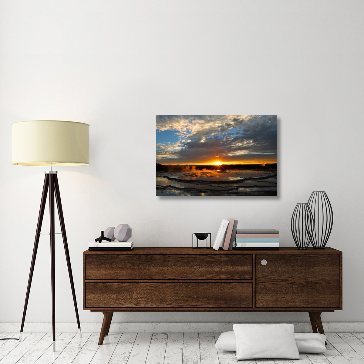 Ring of Fire-Canvas Art-40&quotx26.8"