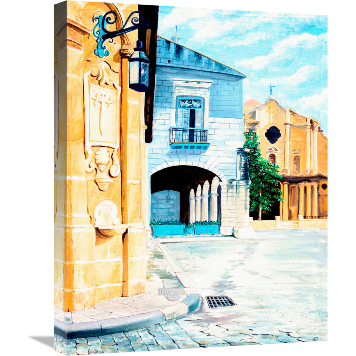 The Chapel-Canvas Art-18&quotx24"