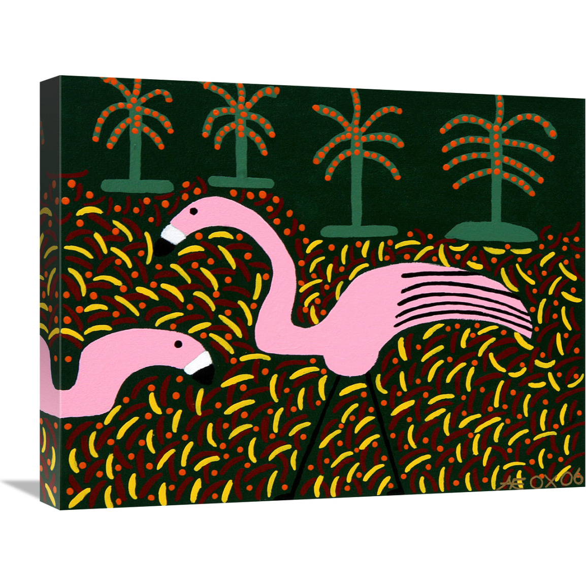 Flamingo Royale II-Canvas Art-24&quotx20"