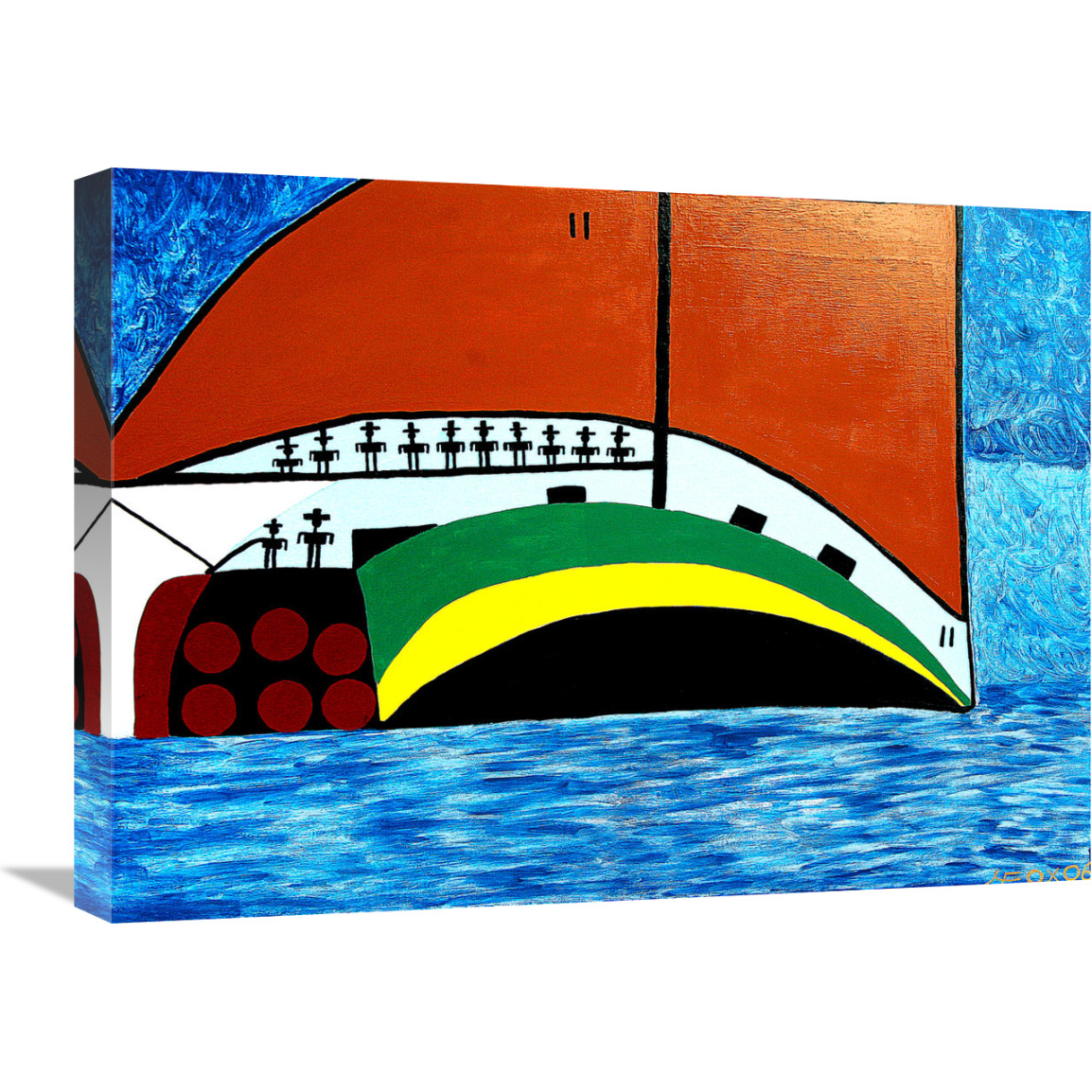 Regatta Sail-Canvas Art-24&quotx18"