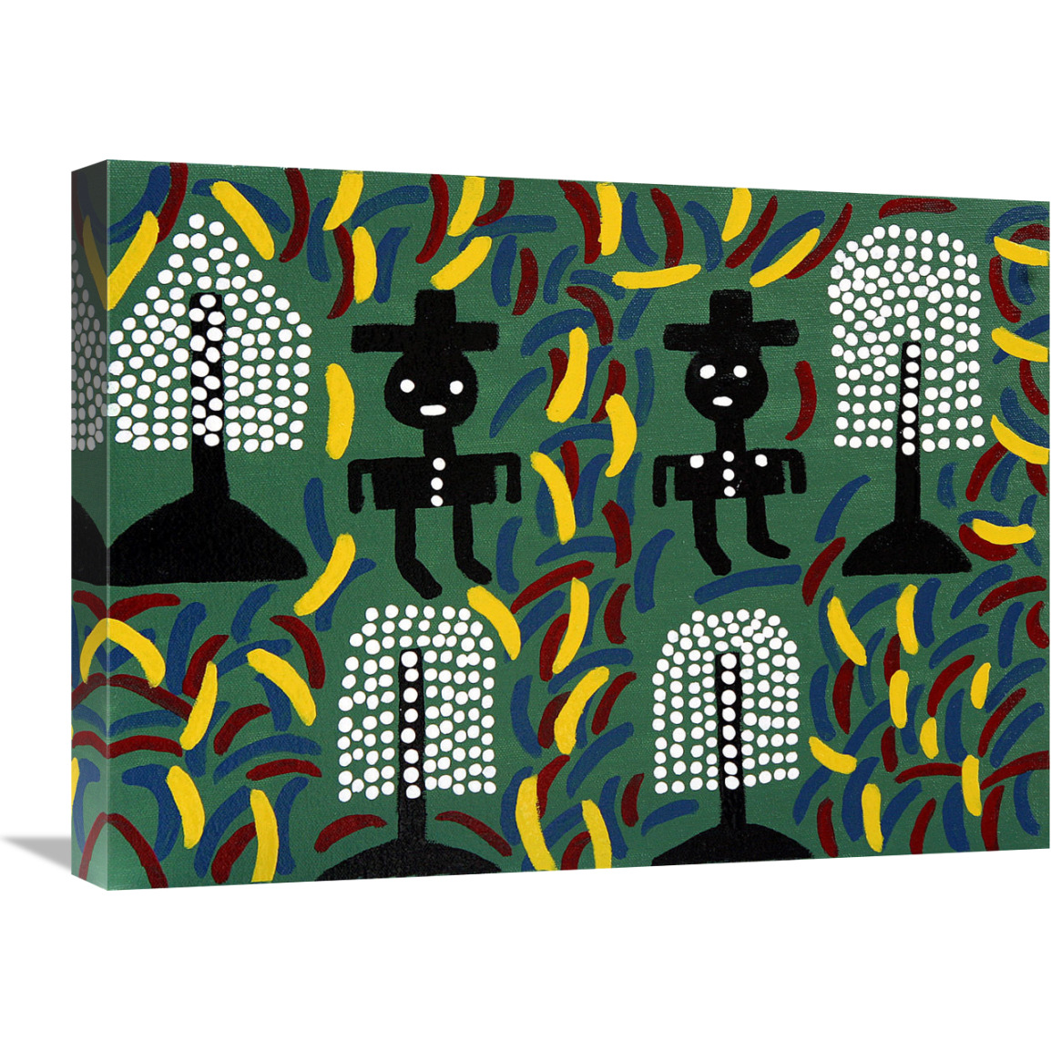 Secret Gardens 10-Canvas Art-24&quotx18"