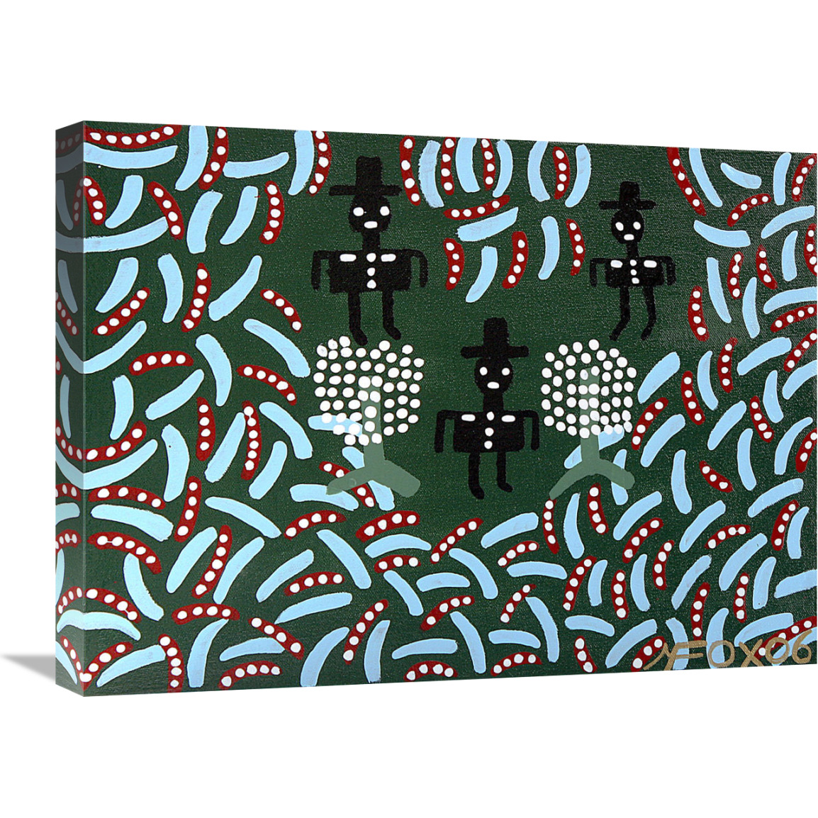 Secret Gardens 11-Canvas Art-24&quotx18"