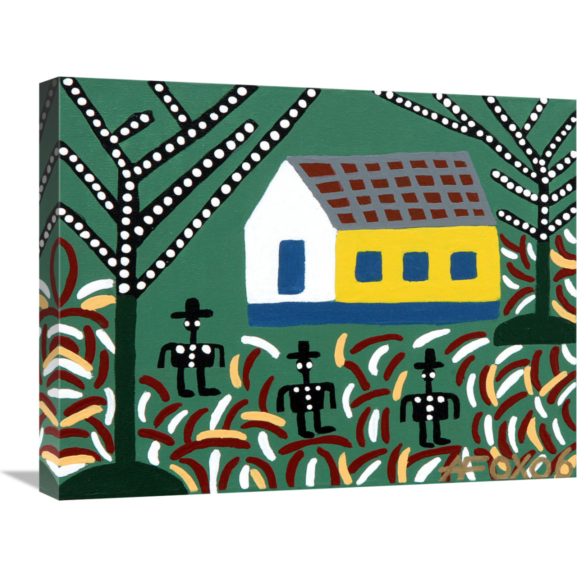 Secret Gardens 2-Canvas Art-24&quotx18"