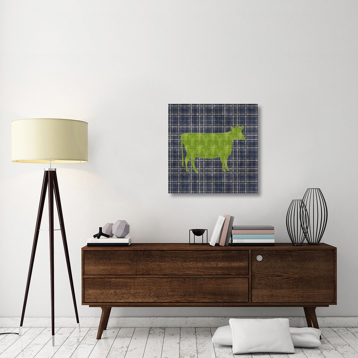 Country Style Cow-Canvas Art-30&quotx30"