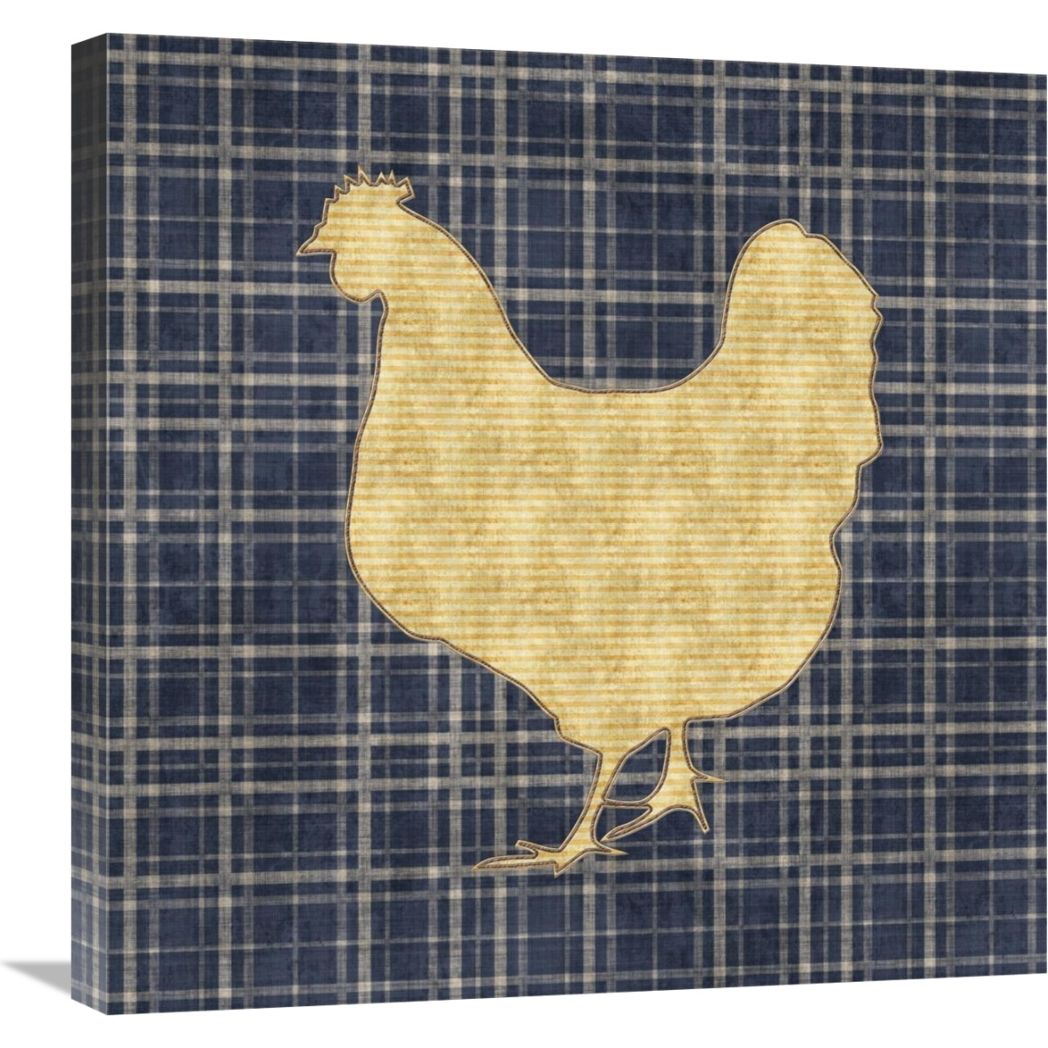 Country Style Hen-Canvas Art-24&quotx24"