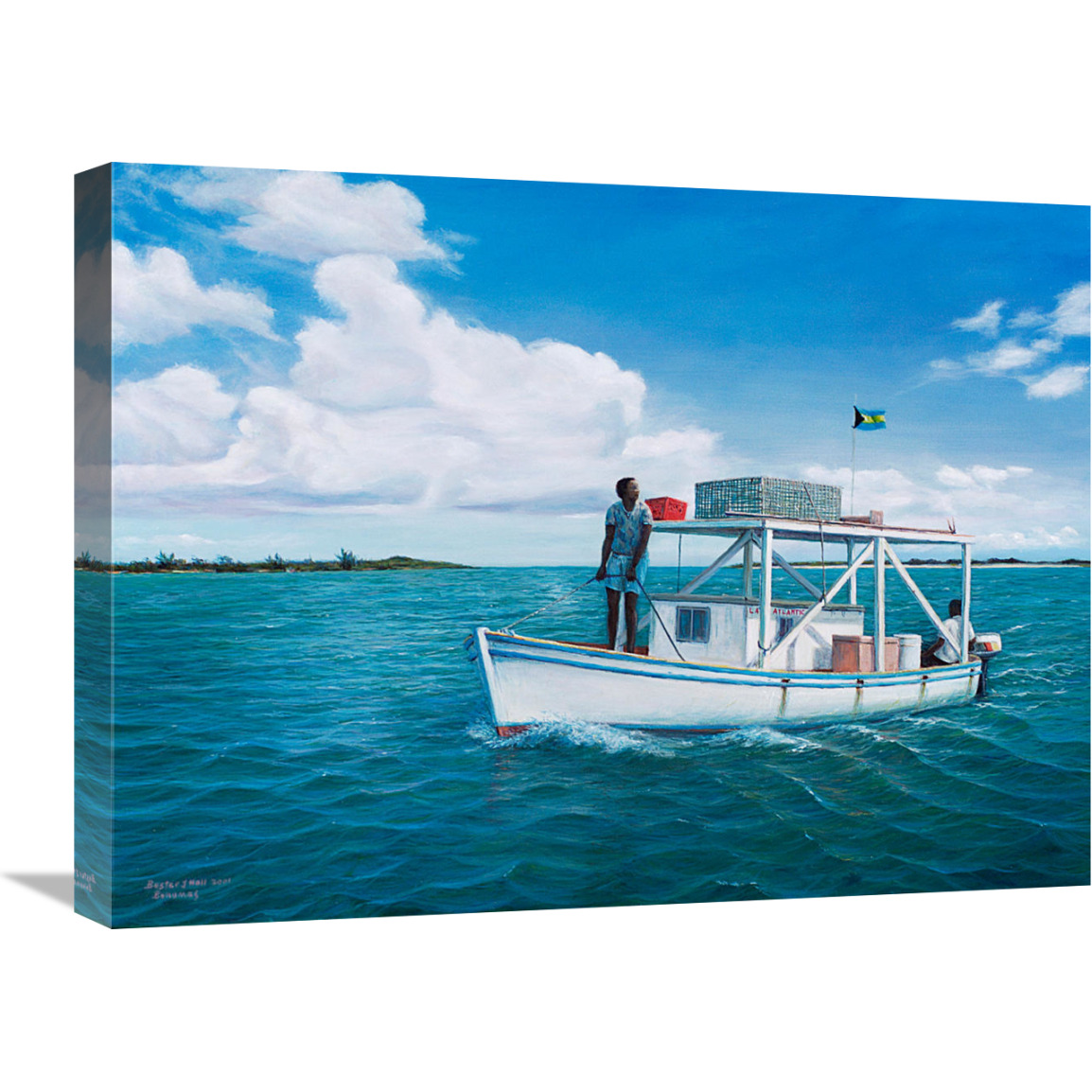 Lady Atlantic-Canvas Art-24&quotx18"