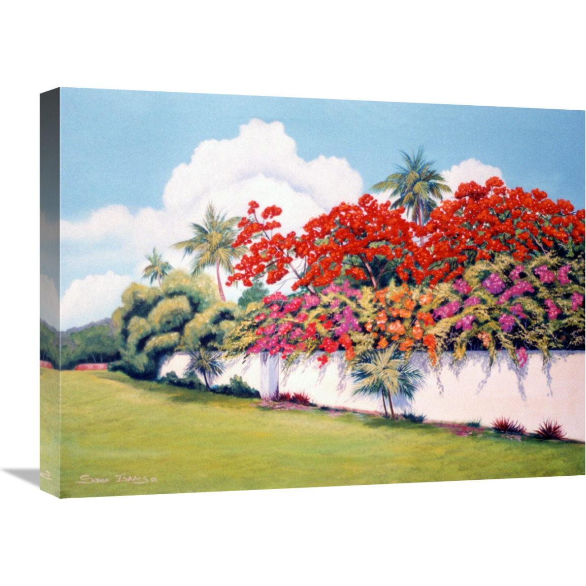 The Bahama Gardens-Canvas Art-24&quotx18"