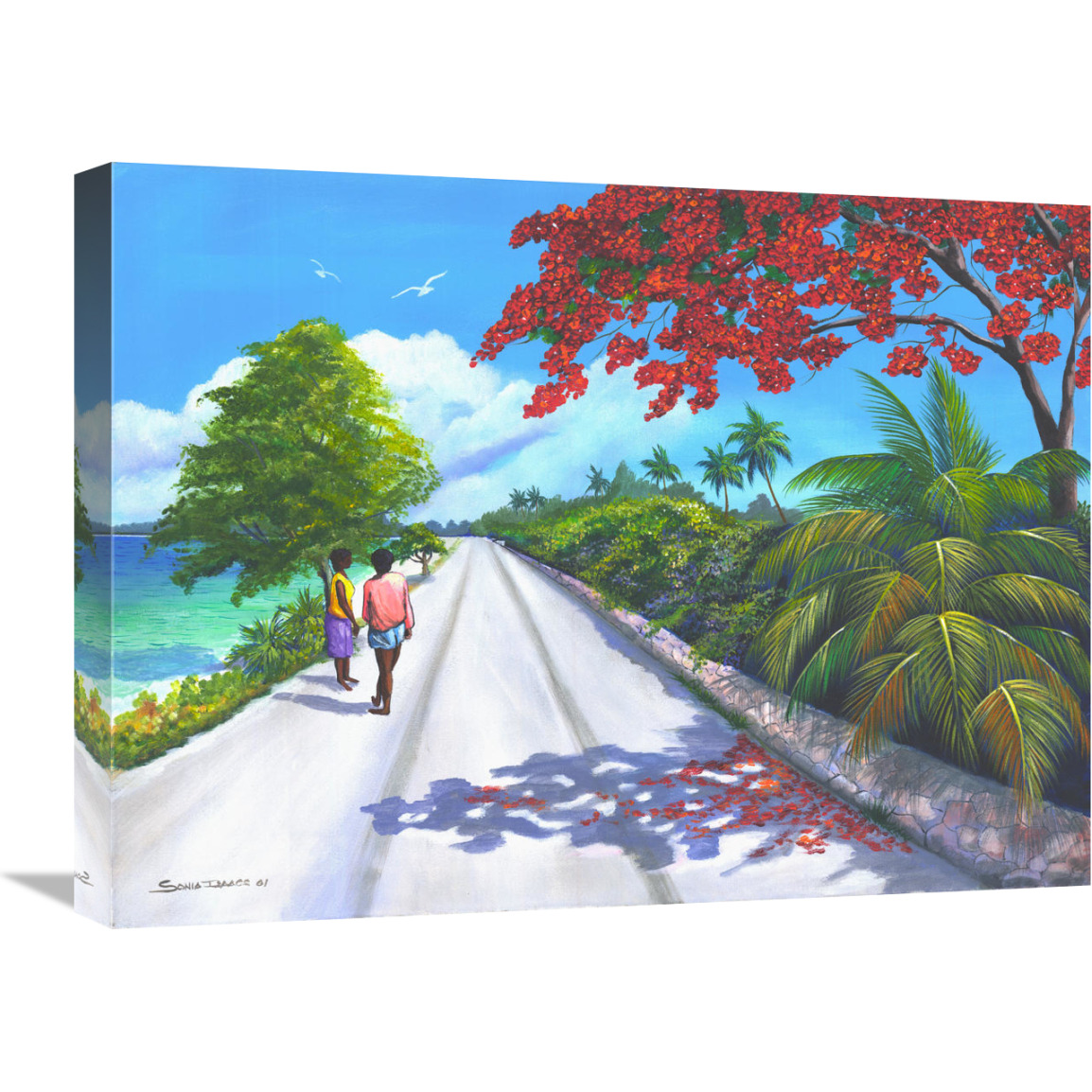 Coastal Road-Canvas Art-24&quotx18"
