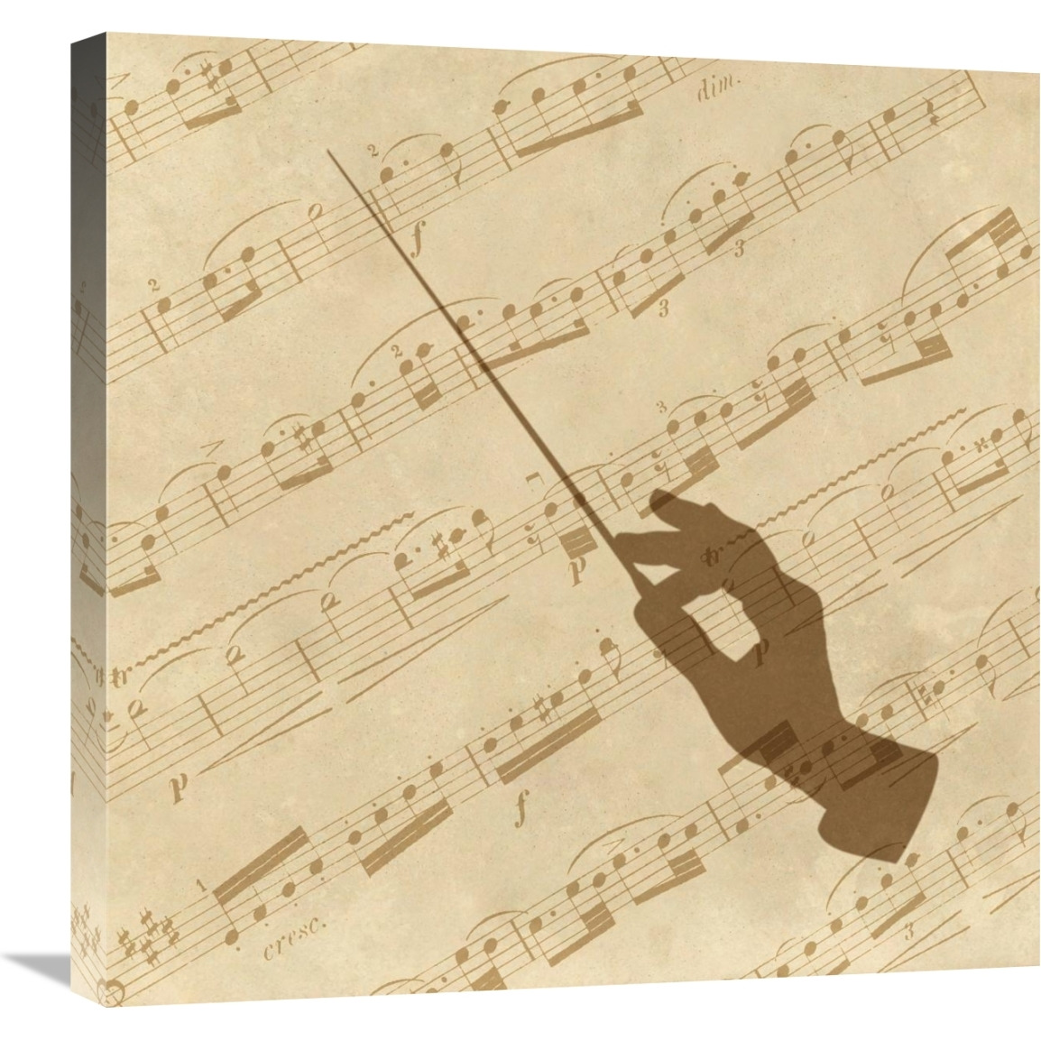 Music - Conductor-Canvas Art-24&quotx24"