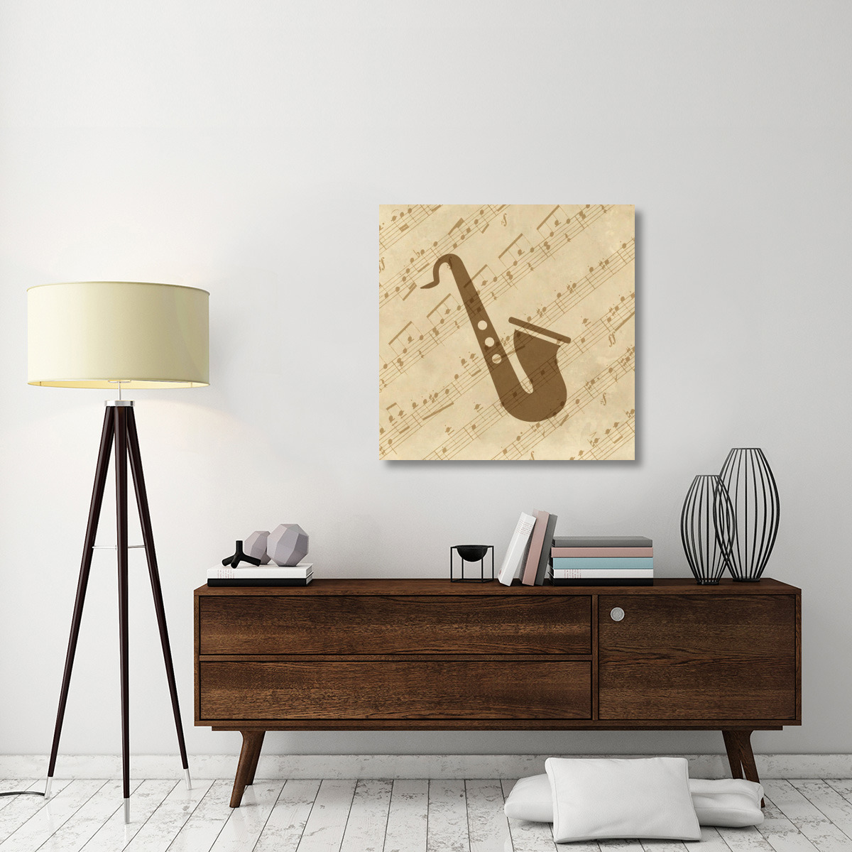 Music - Saxophone-Canvas Art-36&quotx36"