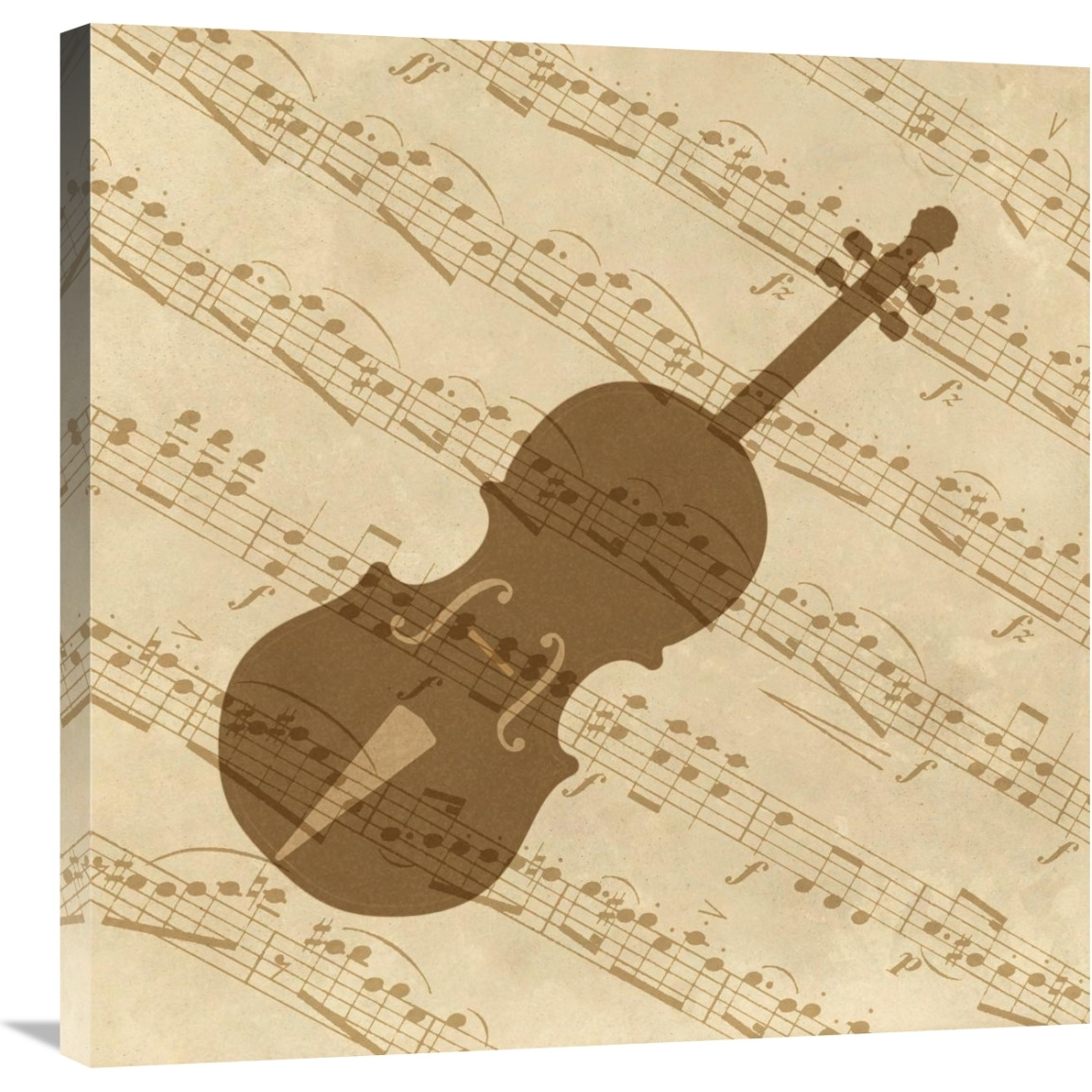 Music - Violin-Canvas Art-30&quotx30"