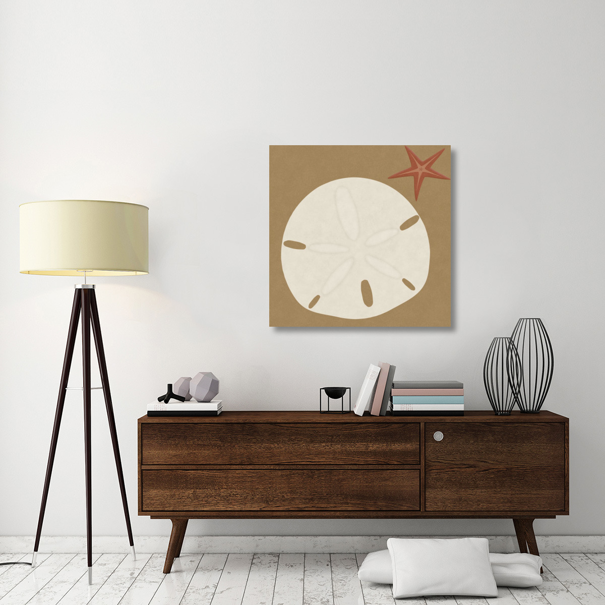 Summer Fun Sand Dollar-Canvas Art-36&quotx36"