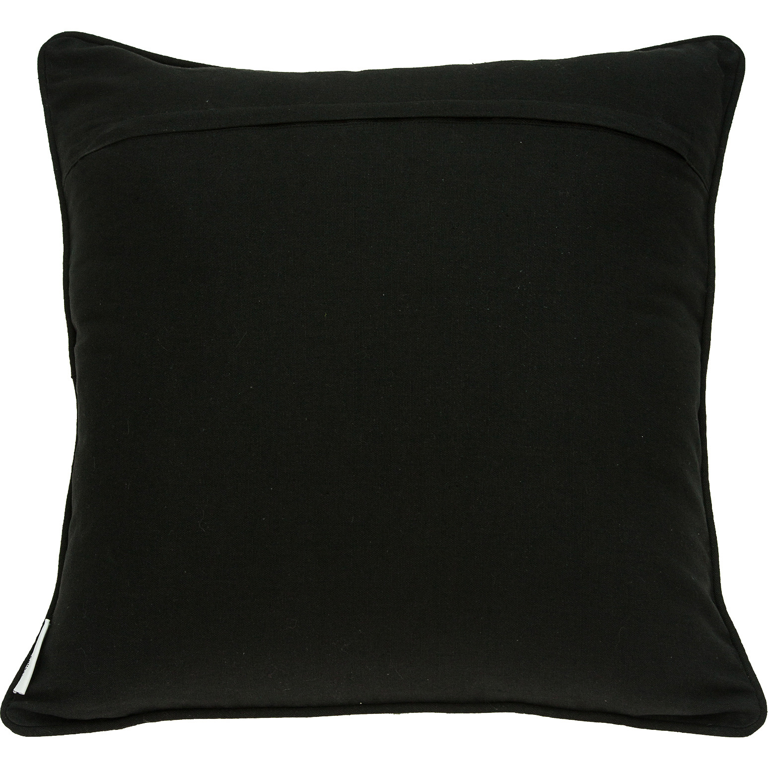 Parkland Collection Cameo Transitional Black and White Pillow Cover With Poly Insert